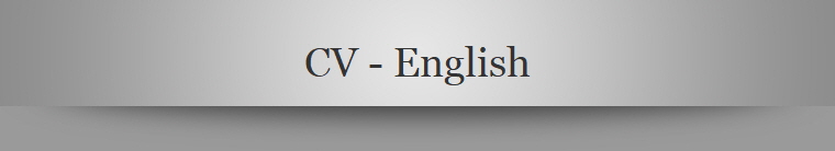 CV - English